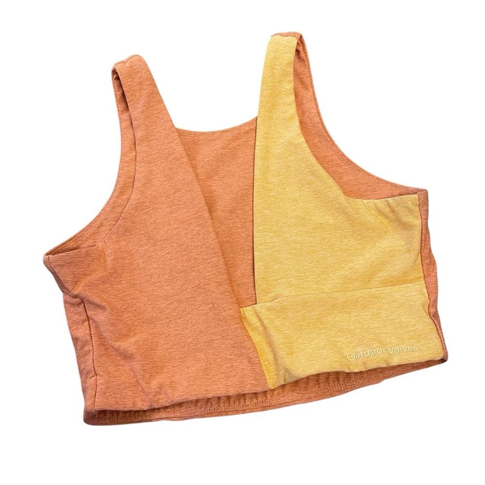 Outdoor Voices Colorblock Venus Crop Top Medium